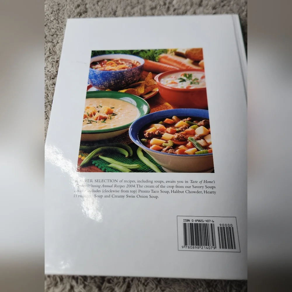 Taste Of Home Contest Winning Annual Recipes Hardcover 2004